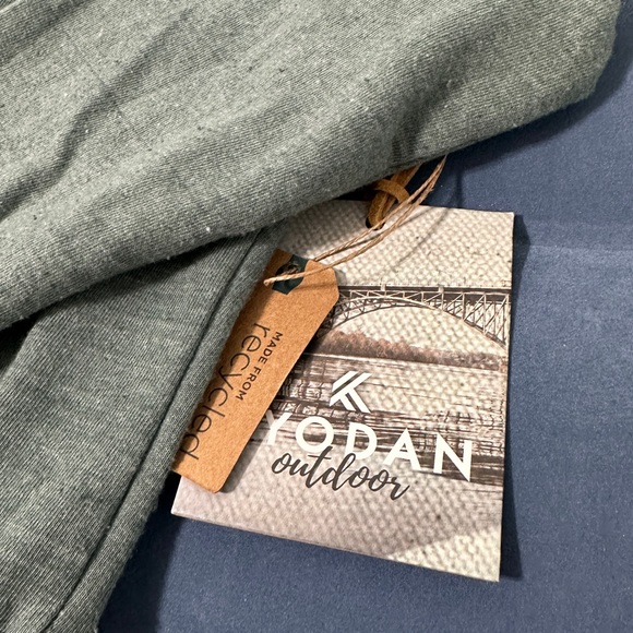 NWT Kyodan Outdoor Green Crop Crewneck Pullover - Picture 5 of 7